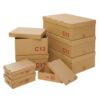 Caisse carton palettisable 300 × 200 × 85 mm simple cannelure