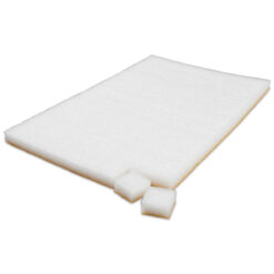 Plot autocollant 100 × 100 × 50 mm polyéthylène blanc