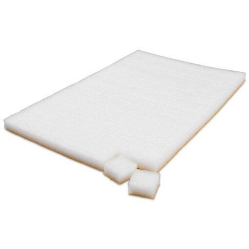 Plot autocollant 100 × 100 × 50 mm polyéthylène blanc
