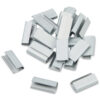Chape de cerclage 28 × 16 × 5 mm en acier galvanisé - Boîte de 2000