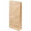 Sac kraft 105 × 40 × 220 mm à soufflet double couche