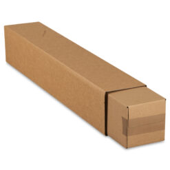 Tube carton carré 120 × 120 × 750 mm simple cannelure B