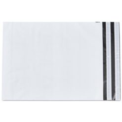 Sachet postal noir 390 × 430 mm avec fond soufflet