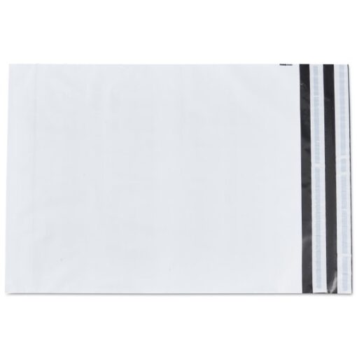 Sachet postal noir 390 × 430 mm avec fond soufflet