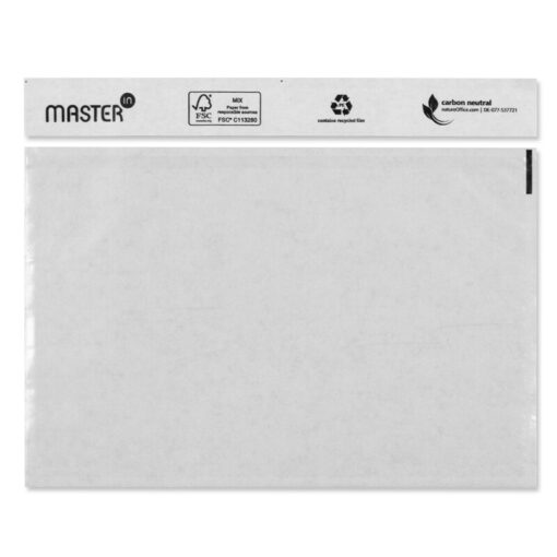 Pochette porte-documents 175 × 140 mm en PEBD recyclé