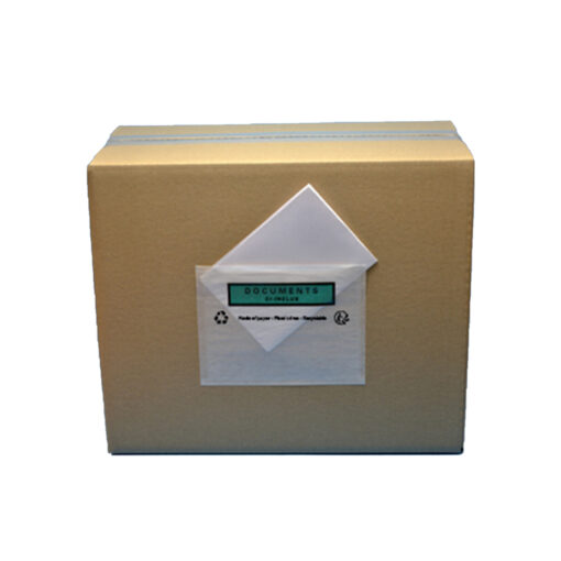 Pochette porte-documents A4 320 × 250 mm transparente avec impression