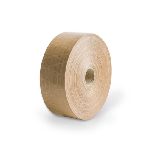 Bande gommée renforcée 70 × 150 mm - Kraft brun - Boîte de 18 rouleaux
