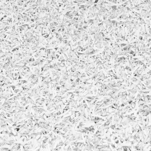 Papier crêpe zigzag blanc 80% recyclé - Boîte de 5 kg