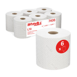 Bobine d’essuyage blanche Wypall L10