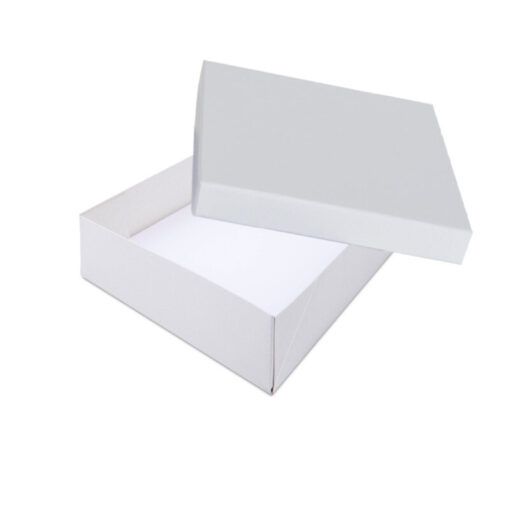 Caisse spéciale format A4 Blanc 215 mm x 305 mm x 57 mm