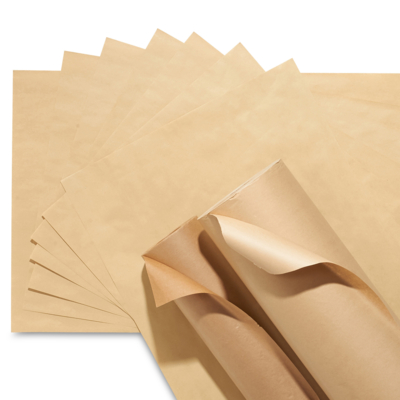 Papier Kraft d'emballage blond 90 g/m² – 650 x 1000 mm