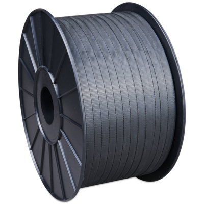 Feuillard polypropylène manuel noir 15 x 0.50 mm x 1500 m — solution fiable pour le cerclage manuel