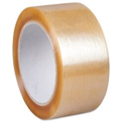 Ruban adhésif manuel transparent polypropylène solvant 25µ 48 mm x 100 m